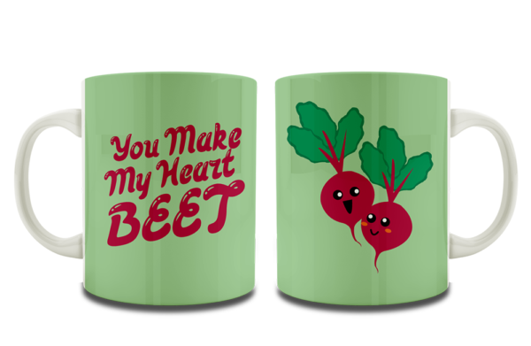You Make My Heart Beet Mug-0