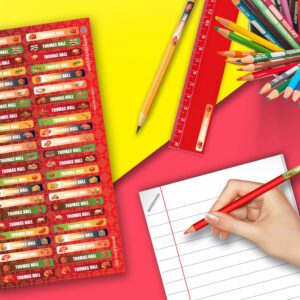 Chinese Tradition Series Stationery/Pencil Kids Name Label Personalised Sticker