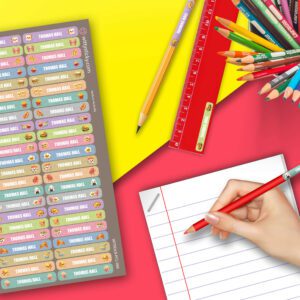 Foods Series Stationery/Pencil Kids Name Label Personalised Sticker