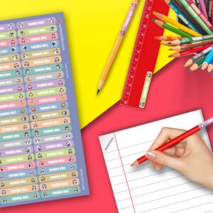 Penguin Series Stationery/Pencil Kids Name Label Personalised Sticker