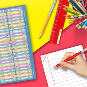Polar Bear Series Stationery/Pencil Kids Name Label Personalised Sticker