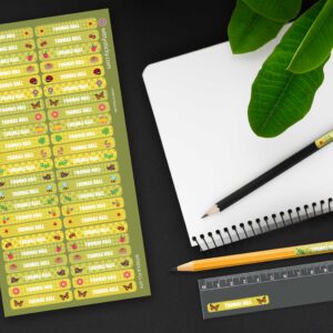 Spring Series Stationery/Pencil Kids Name Label Personalised Sticker
