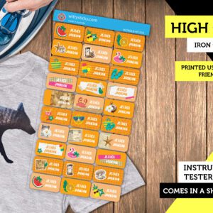 Summer Series On Heat Transfer Personalised Name Label