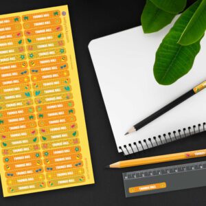Summer Series Stationery/Pencil Kids Name Label Personalised Sticker