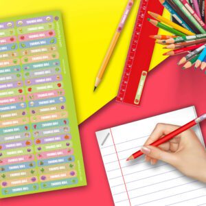 Vegetables Series Stationery/Pencil Kids Name Label Personalised Sticker