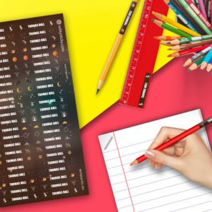 Zodiac-Capricorn Series Stationery/Pencil Kids Name Label Personalised Sticker