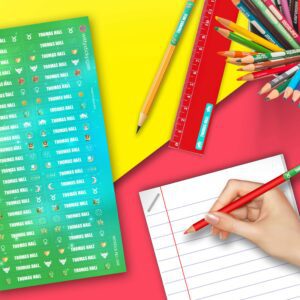 Zodiac-Taurus Series Stationery/Pencil Kids Name Label Personalised Sticker